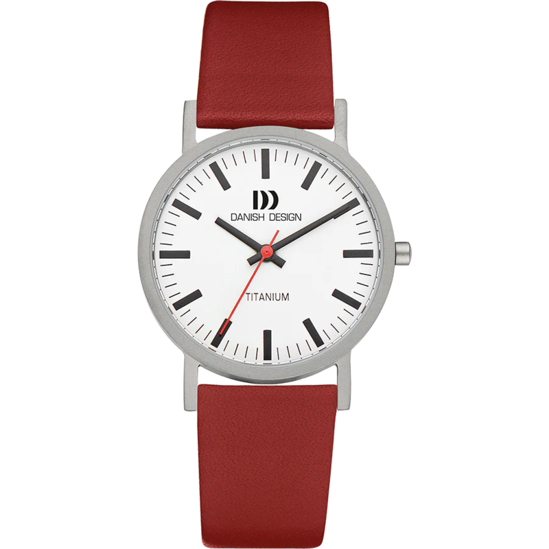 Danish Design Rhine herenhorloge White Red (Medium) IQ19Q199