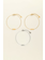 My Jewellery Triplets 3 hearts 2 goudkleurig 1 zilverkleurig - Tweekleurig MJ09649-1700