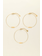My Jewellery Triplets 3 x hearts - Goudkleurig | MJ09022