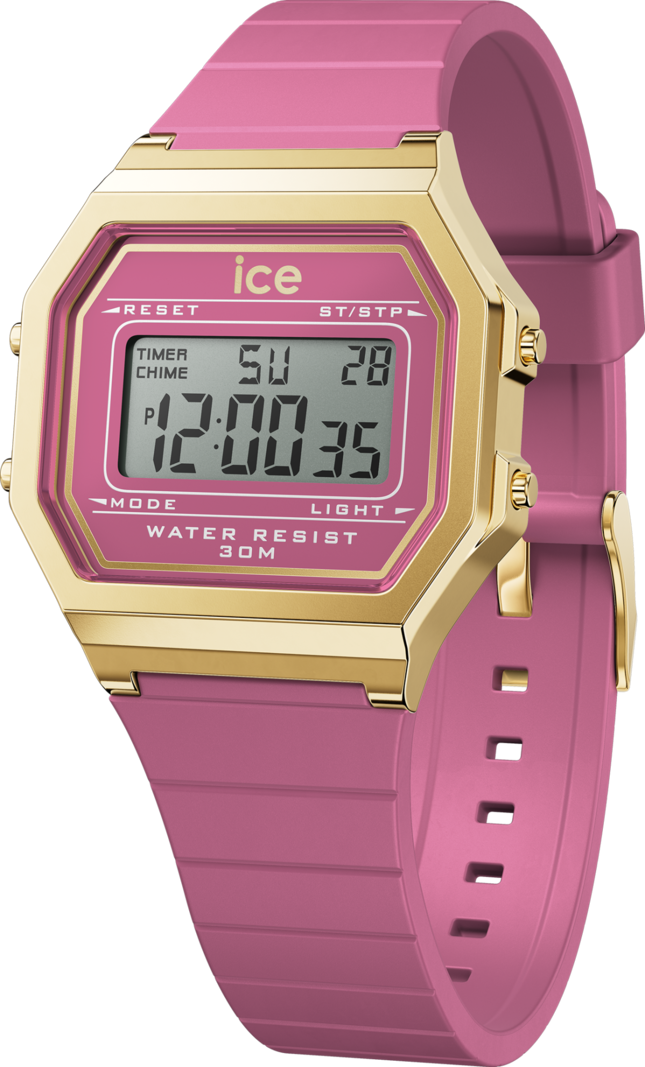 Ice-Watch ICE digit retro dameshorloge - Blush violet (S) IW022051