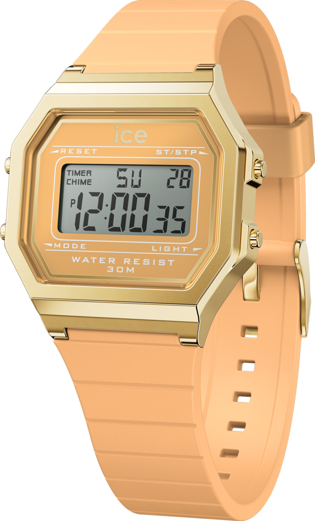Ice-Watch ICE digit retro dameshorloge - Peach skin (S) IW022057