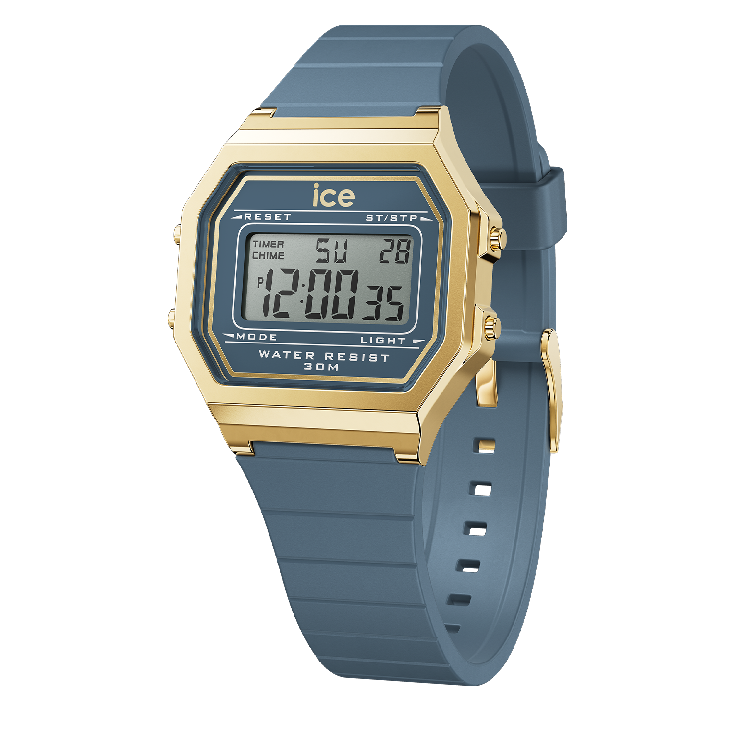 Ice-Watch ICE digit retro dameshorloge - Midnight Blue (S) IW022067