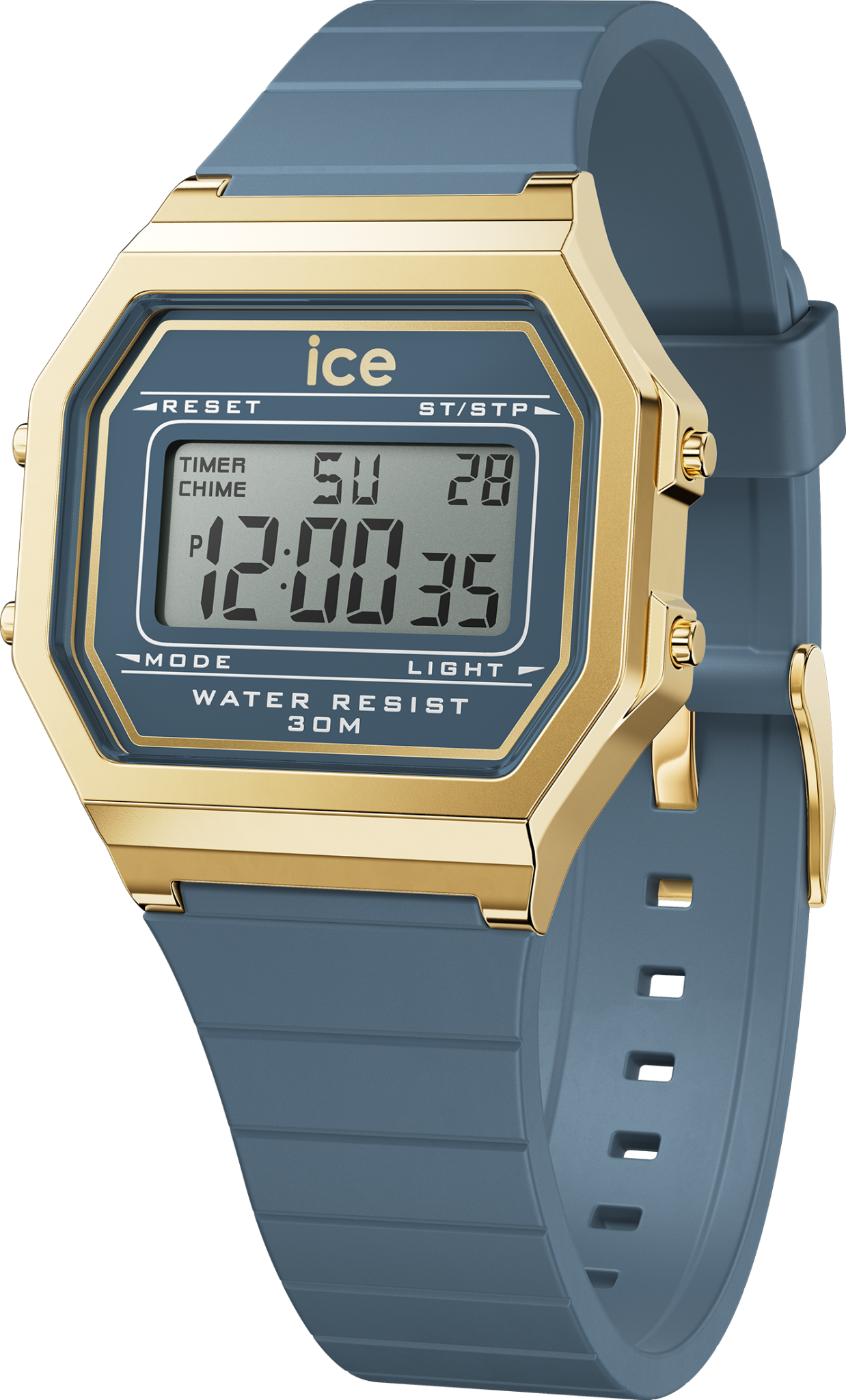 Ice-Watch ICE digit retro dameshorloge - Midnight Blue (S) IW022067