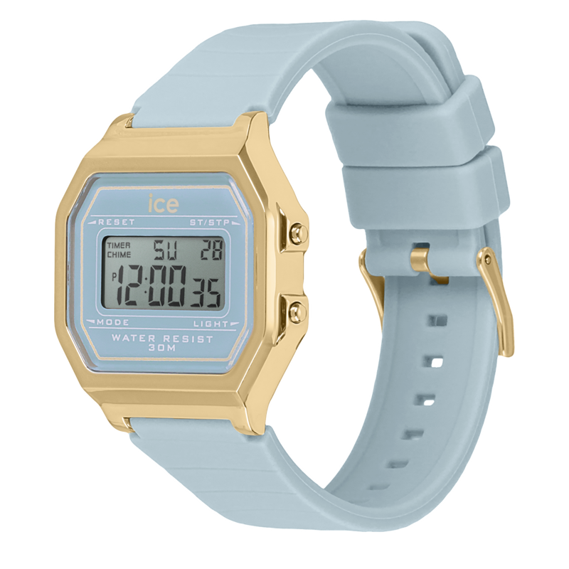 Ice-Watch ICE digit retro dameshorloge - Tranquil blue (S) IW022058