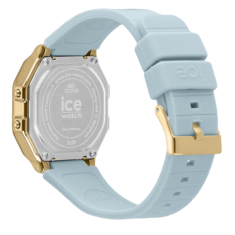 Ice-Watch ICE digit retro dameshorloge - Tranquil blue (S) IW022058