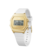 Ice-Watch ICE digit retro dameshorloge - White gold (S) IW022049