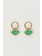 My Jewellery Candy oorringen met Tres Belle bedel groen - Goud MJ08354-1200