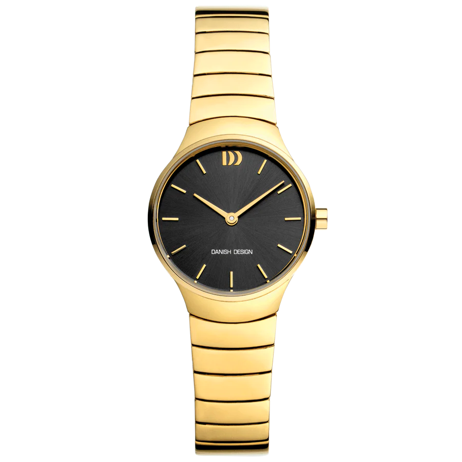Danish Design Jolie dameshorloge Goldcolour Anthracite IV66Q1293