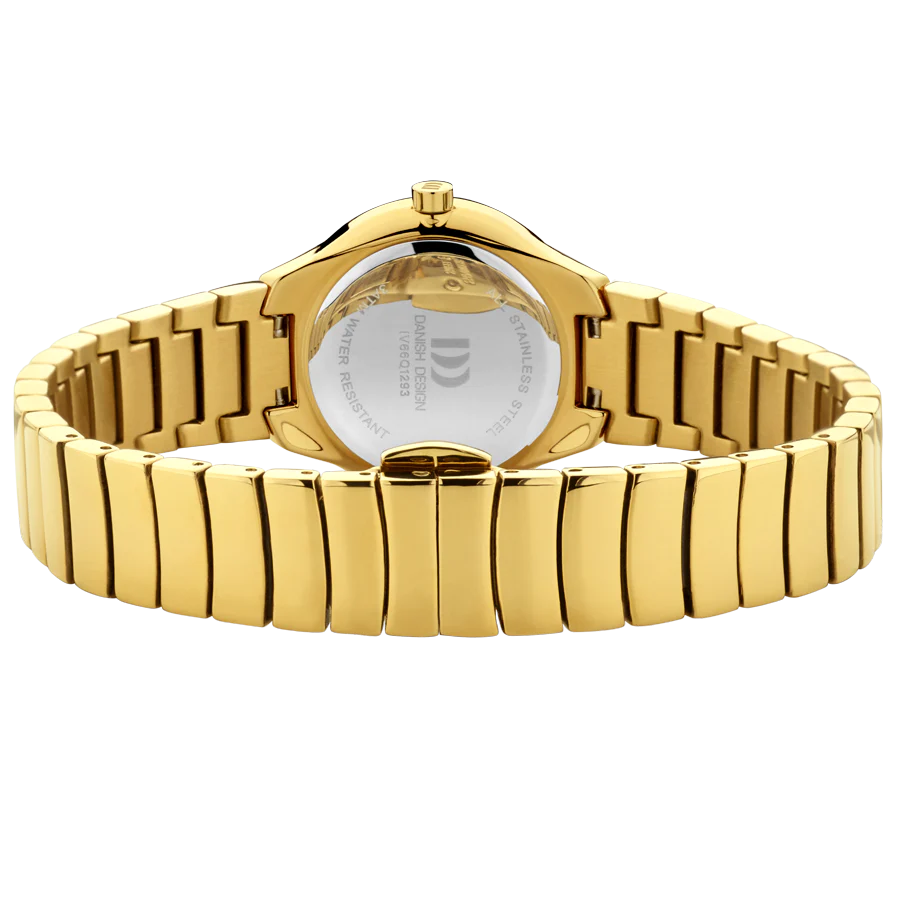 Danish Design Jolie dameshorloge Goldcolour Anthracite IV66Q1293