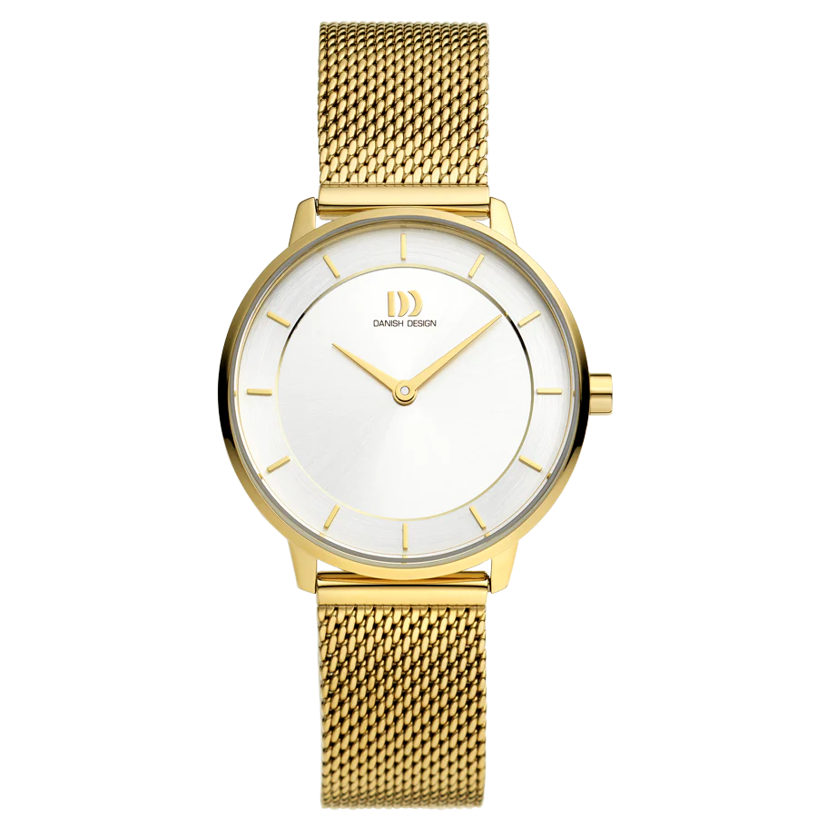 Danish Design Lana dameshorloge Gold Mesh IV05Q1294