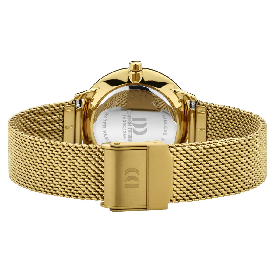 Danish Design Lana dameshorloge Gold Mesh IV05Q1294