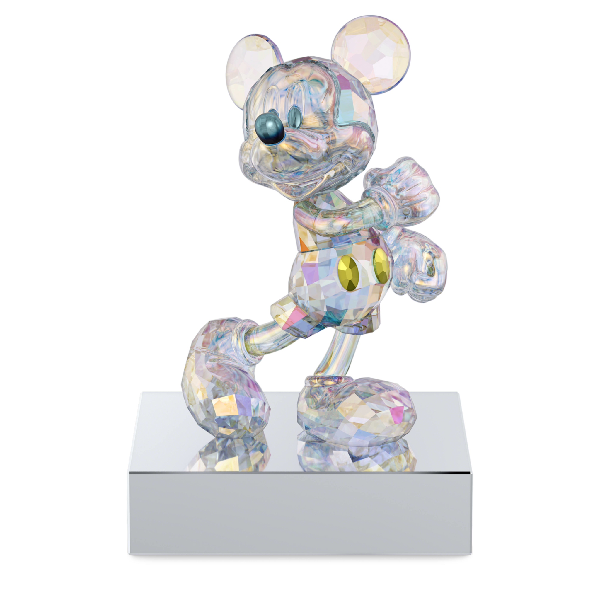 Swarovski Disney kristallen beeldje Mickey & Friends Micky Mouse Zilverkleurig/Wit 5690167