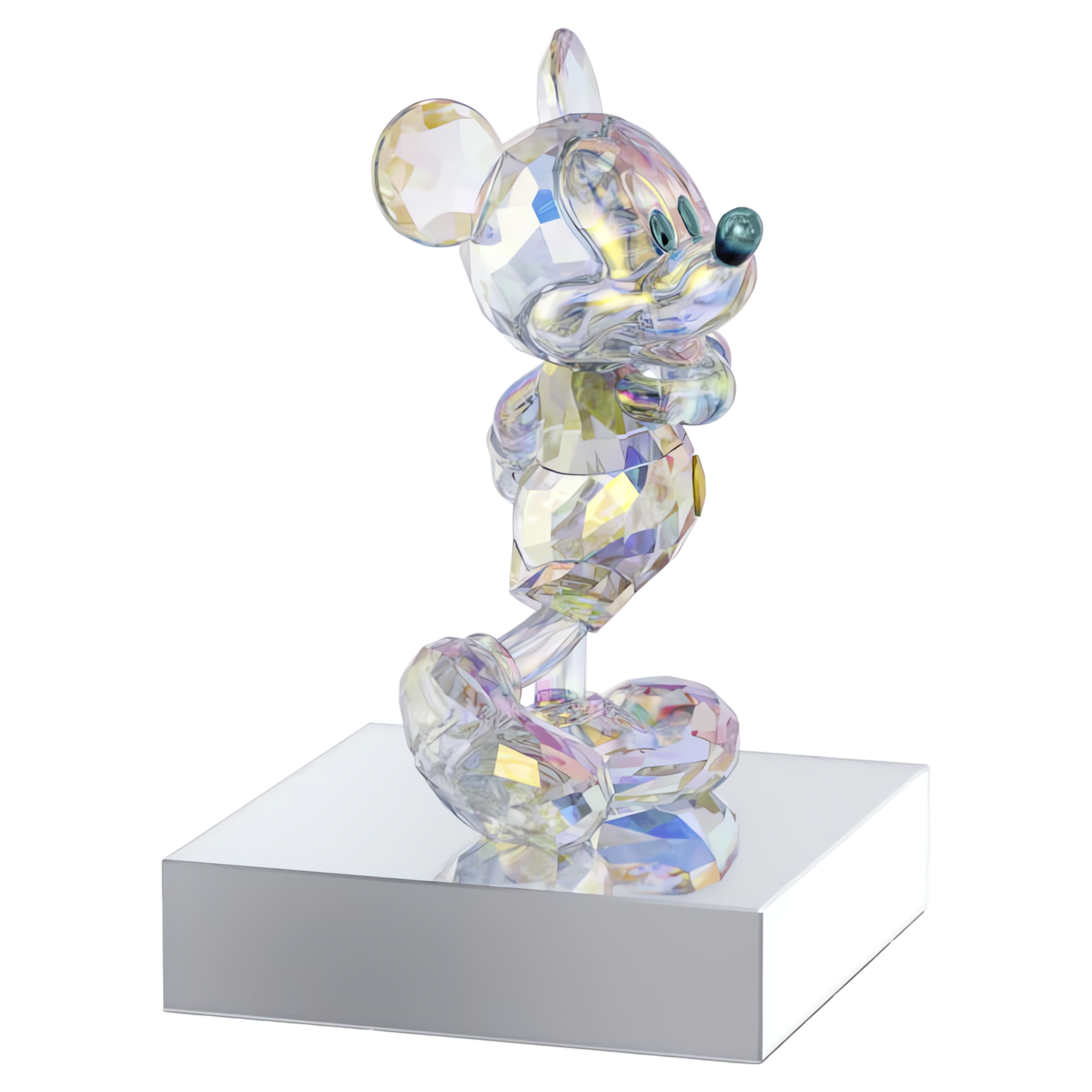 Swarovski Disney kristallen beeldje Mickey & Friends Micky Mouse Zilverkleurig/Wit 5690167