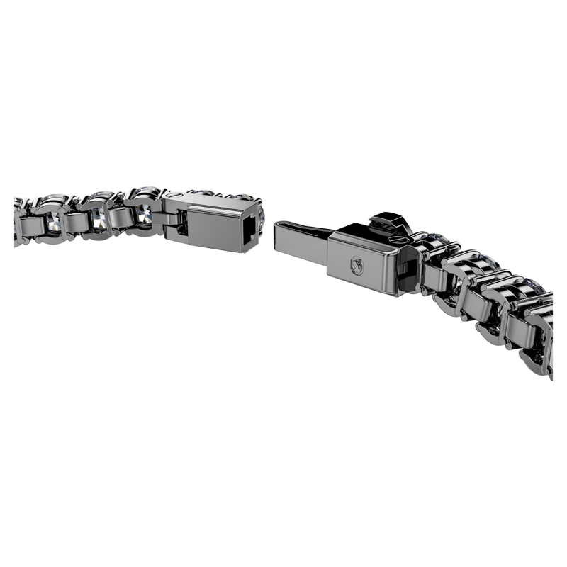 Swarovski Matrix armband Tennis ronde slijpvorm Zilverkleurig/Zwart 5693929