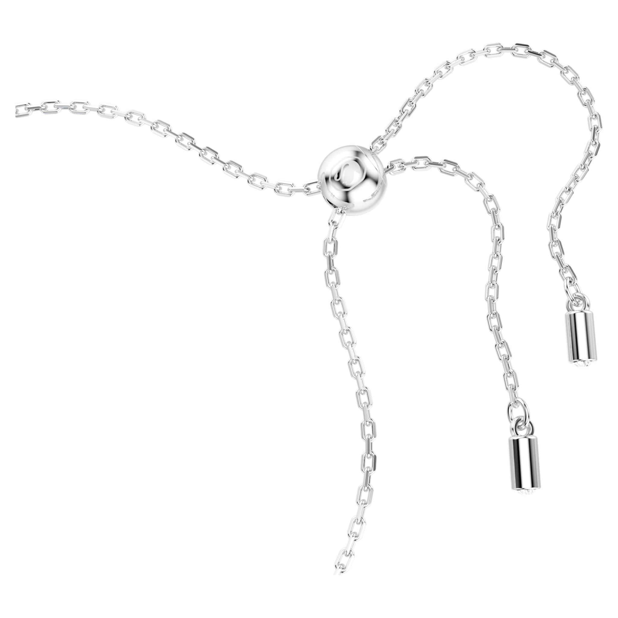 Swarovski Matrix armband Tennis verschillende slijpvormen Zilverkleurig/Wit (M) 5693412