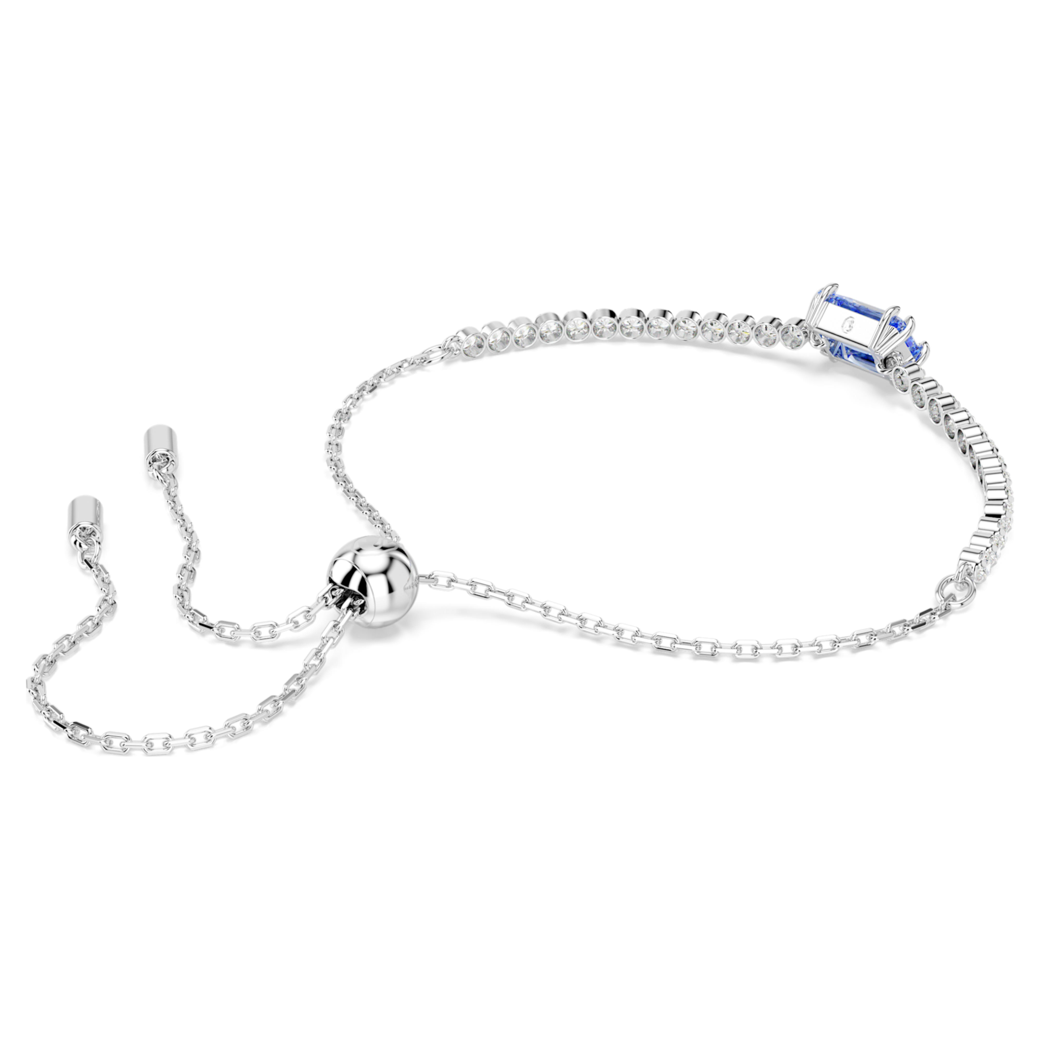 Swarovski Matrix armband Tennis verschillende slijpvormen Zilverkleurig/Wit (M) 5693412