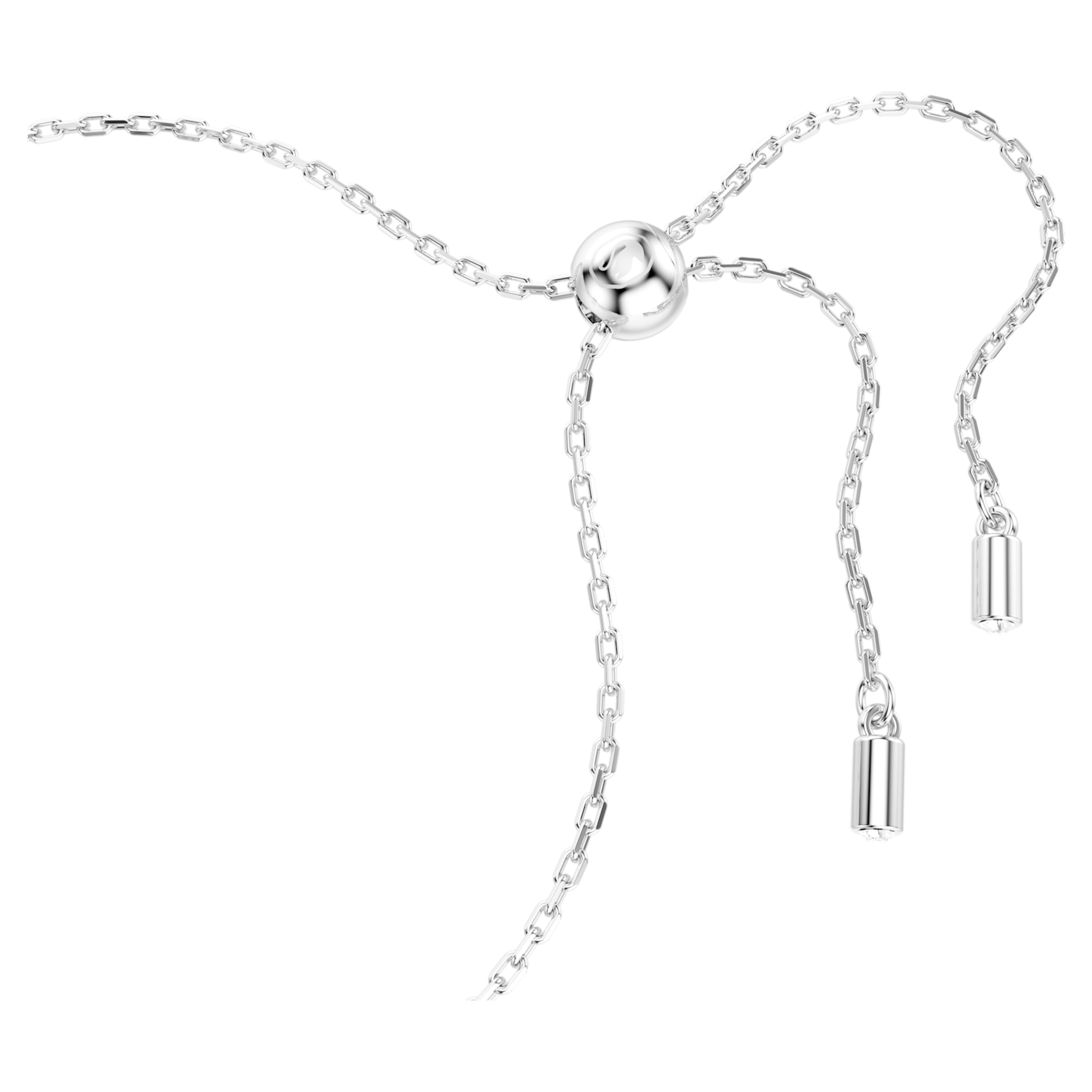 Swarovski Matrix armband Tennis verschillende slijpvormen Zilverkleurig/Wit (M) 5693411