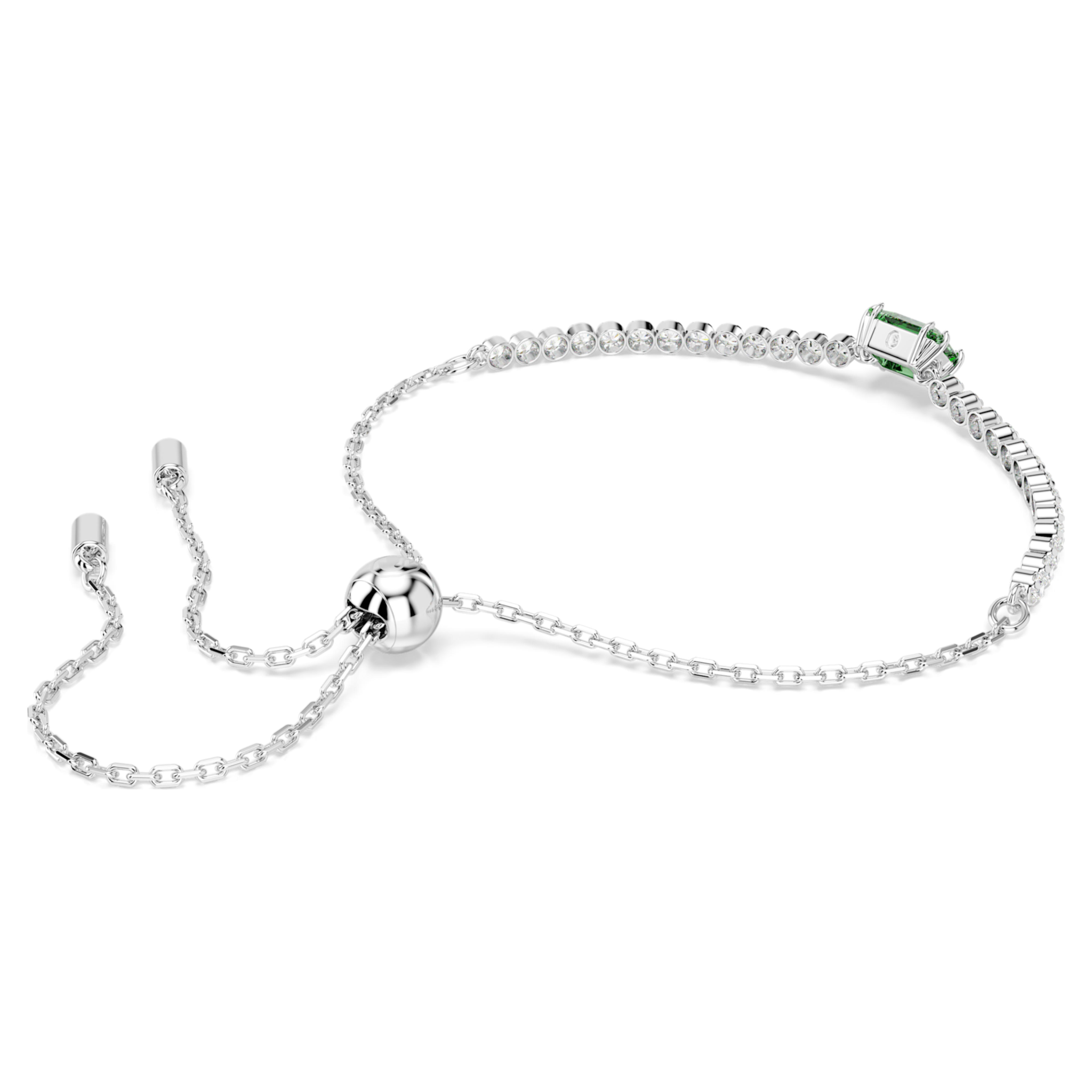 Swarovski Matrix armband Tennis verschillende slijpvormen Zilverkleurig/Wit (M) 5693411