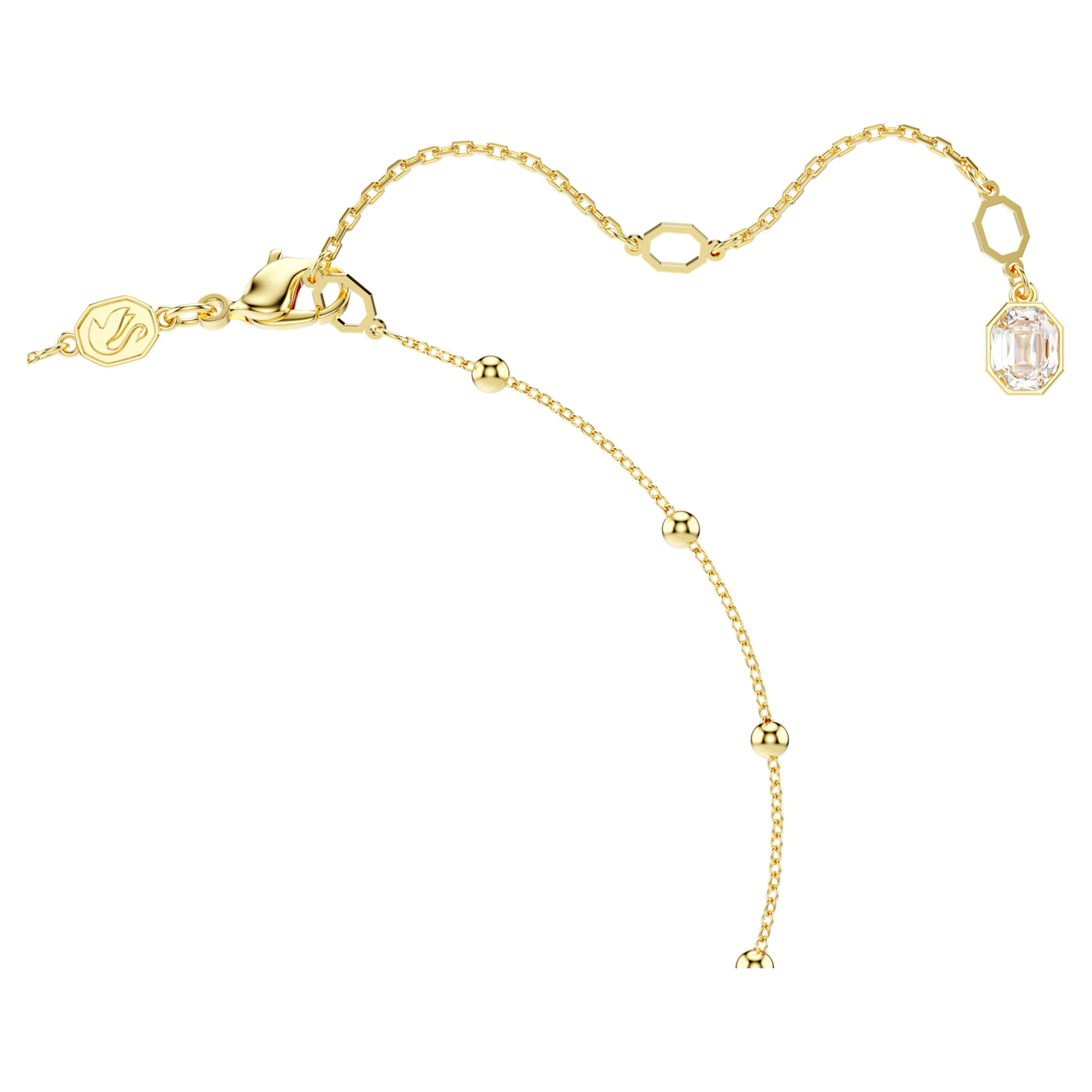 Swarovski Symbolica ketting met hanger Boze oog  Goudkleurig/Blauw (M) 5692166