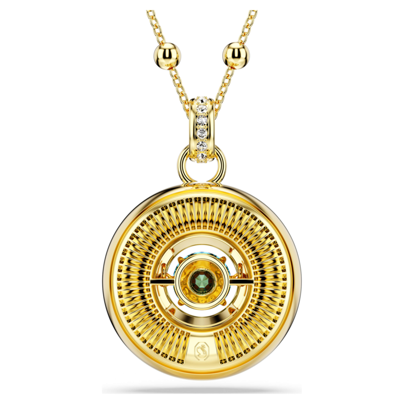 Swarovski Symbolica ketting met hanger Boze oog  Goudkleurig/Blauw (M) 5692166