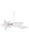Swarovski Holiday Magic kristallen ornament Classic ornament vallende ster Wit/Goudkleurig 5684557
