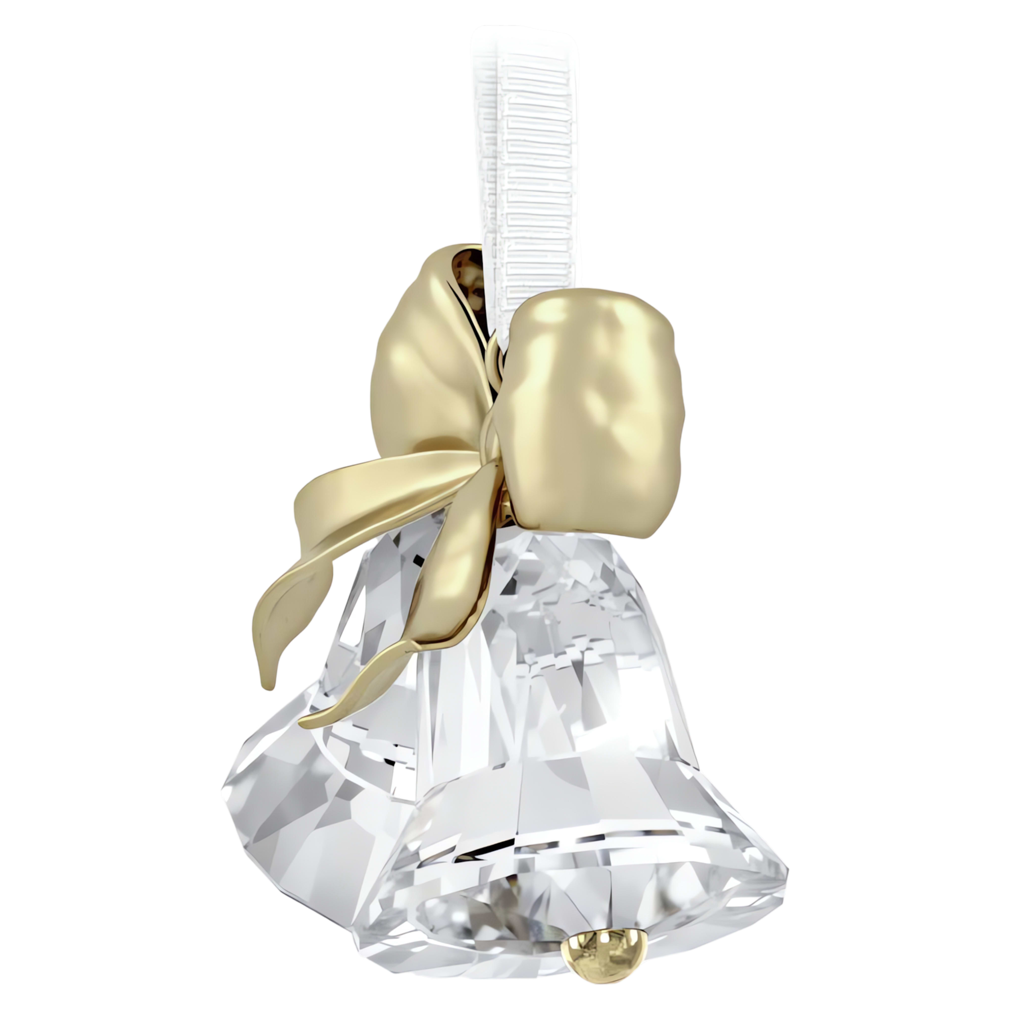 Swarovski Holiday Magic kristallen ornament Kerstklokken Wit/Goudkleurig 5686321