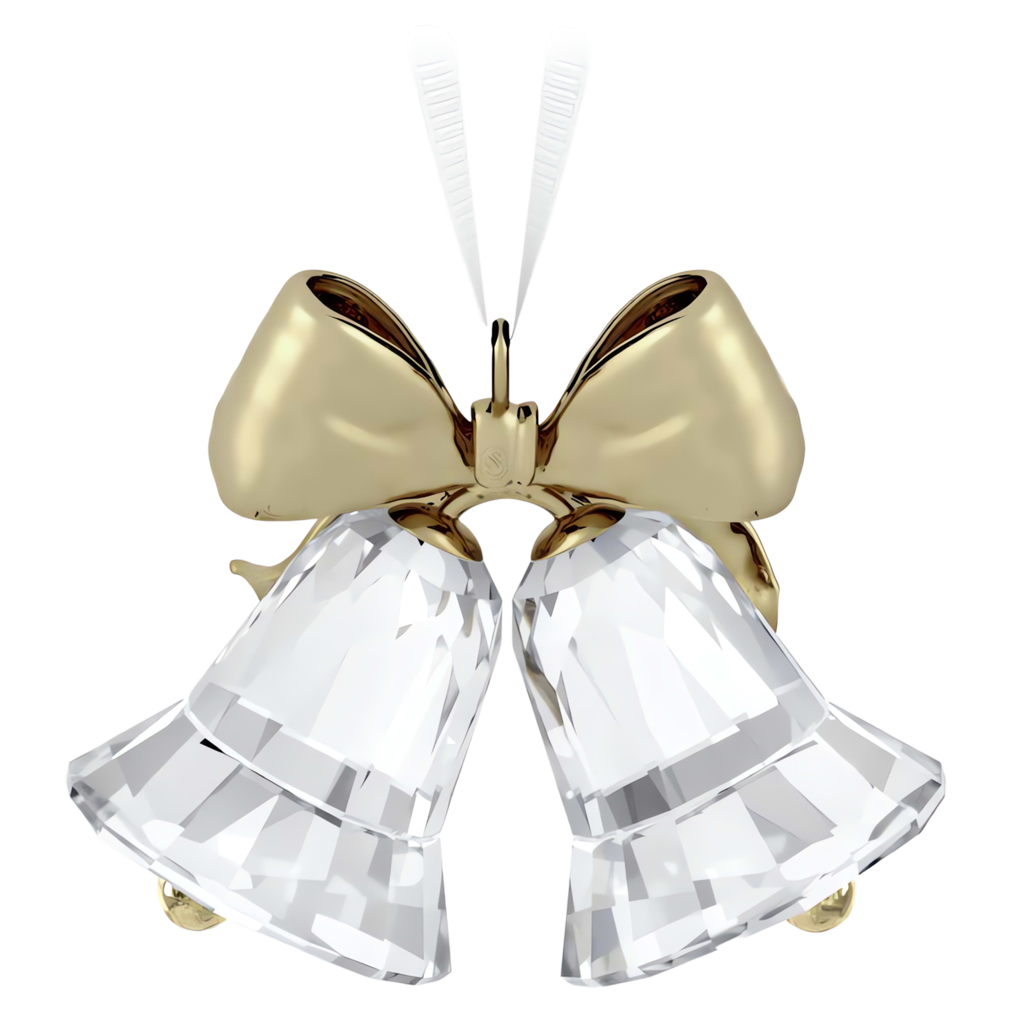 Swarovski Holiday Magic kristallen ornament Kerstklokken Wit/Goudkleurig 5686321
