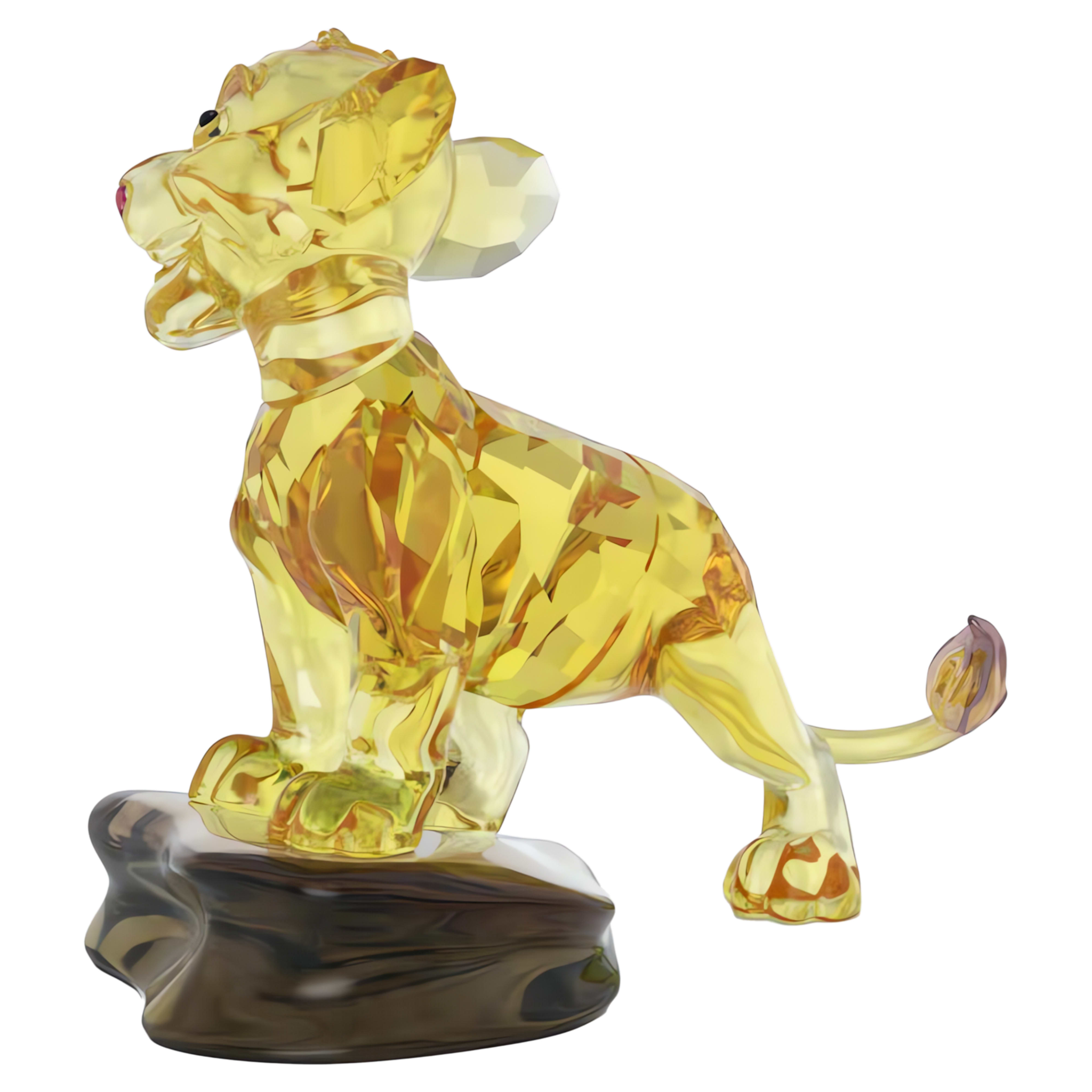 Swarovski Disney kristallen beeldje The Lion King Simba Bruin 5681811