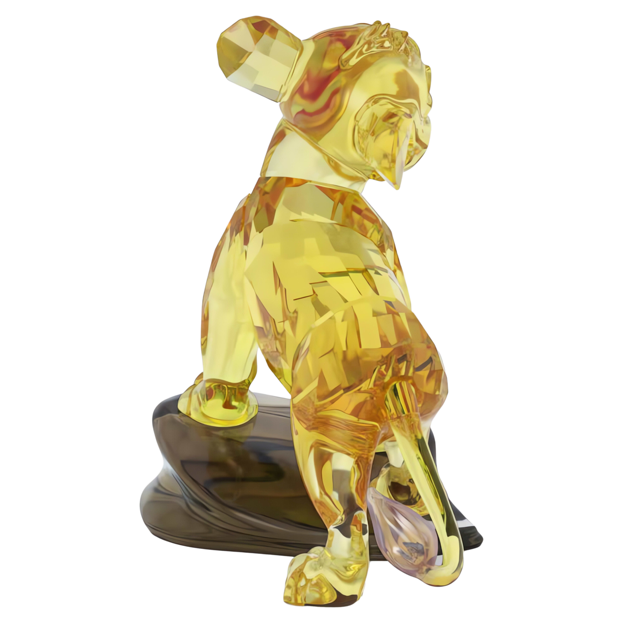 Swarovski Disney kristallen beeldje The Lion King Simba Bruin 5681811