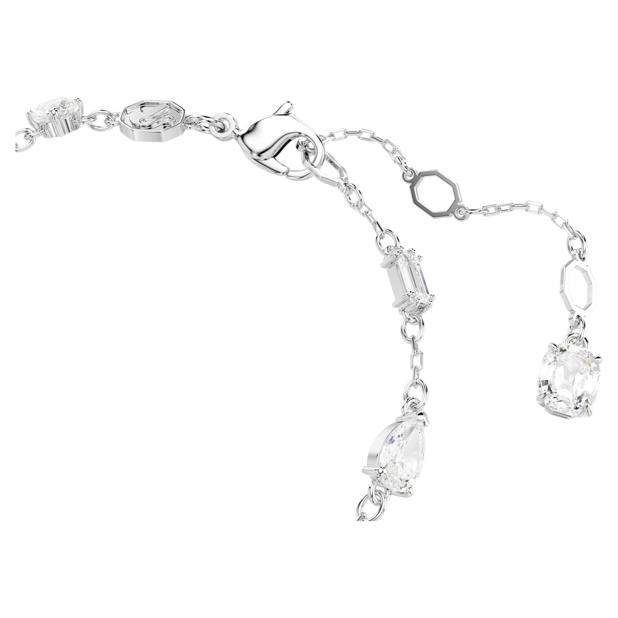 Swarovski Idyllia armband Verschillende slijpvormen Zilverkleurig/Wit 5691485