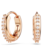 Swarovski Matrix oorbellen Ronde slijpvorm Rosékleurig/Wit 5690669