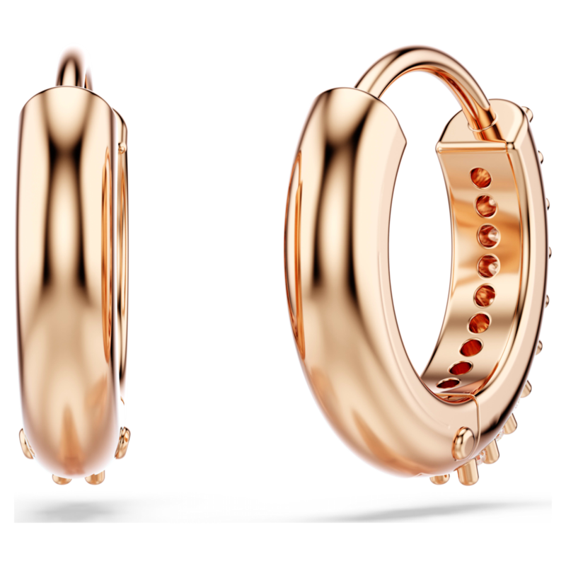 Swarovski Matrix oorbellen Ronde slijpvorm Rosékleurig/Wit 5690669
