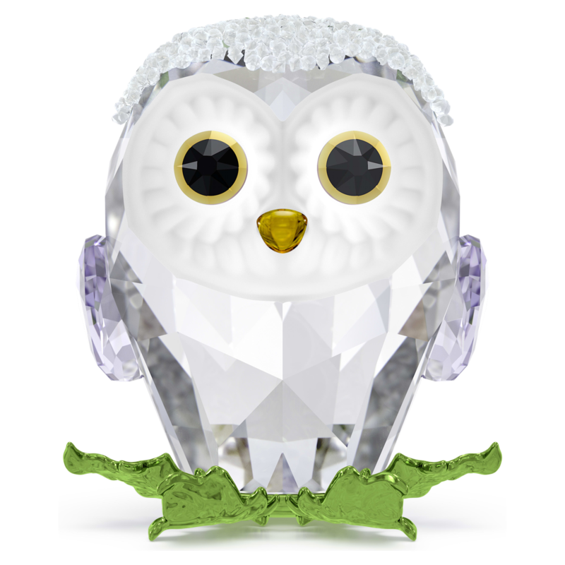 Swarovski Idyllia kristallen beeldje Uilskuiken Wit/Groen 5684483