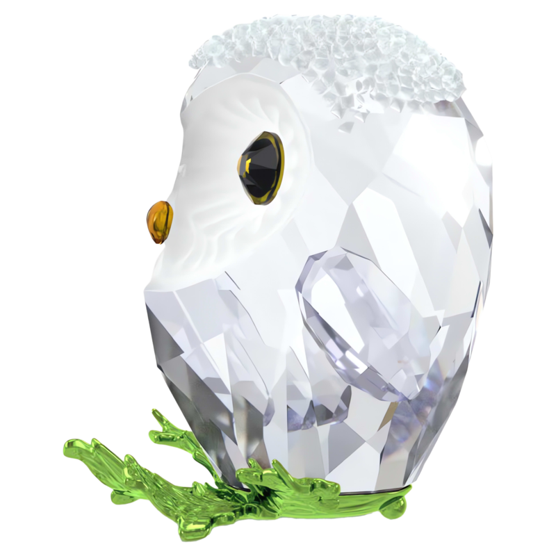 Swarovski Idyllia kristallen beeldje Uilskuiken Wit/Groen 5684483