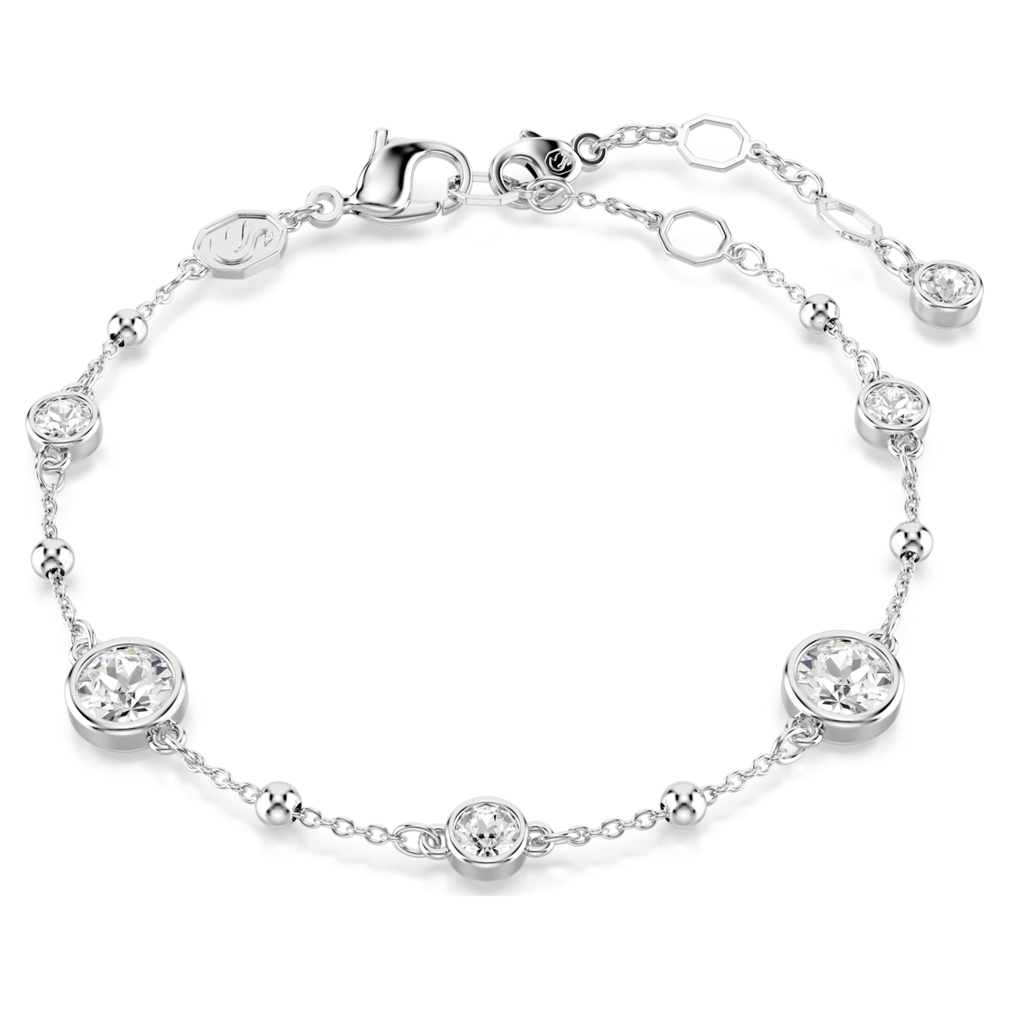 Swarovski Imber armband Ronde slijpvorm Zilverkleurig/Wit 5696079