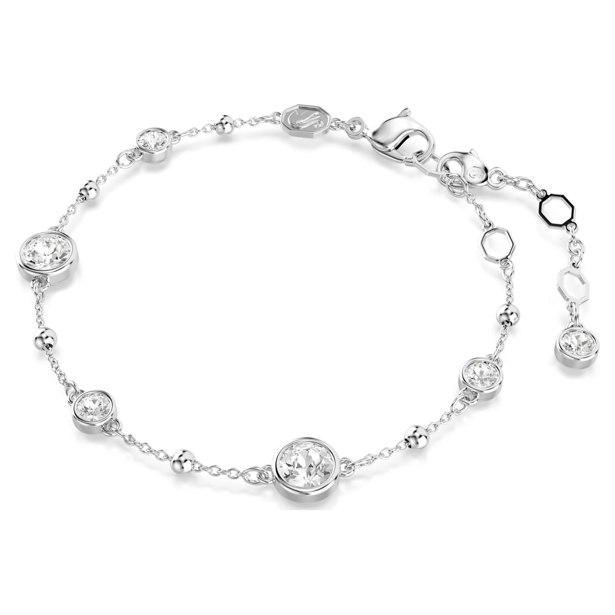 Swarovski Imber armband Ronde slijpvorm Zilverkleurig/Wit 5696079