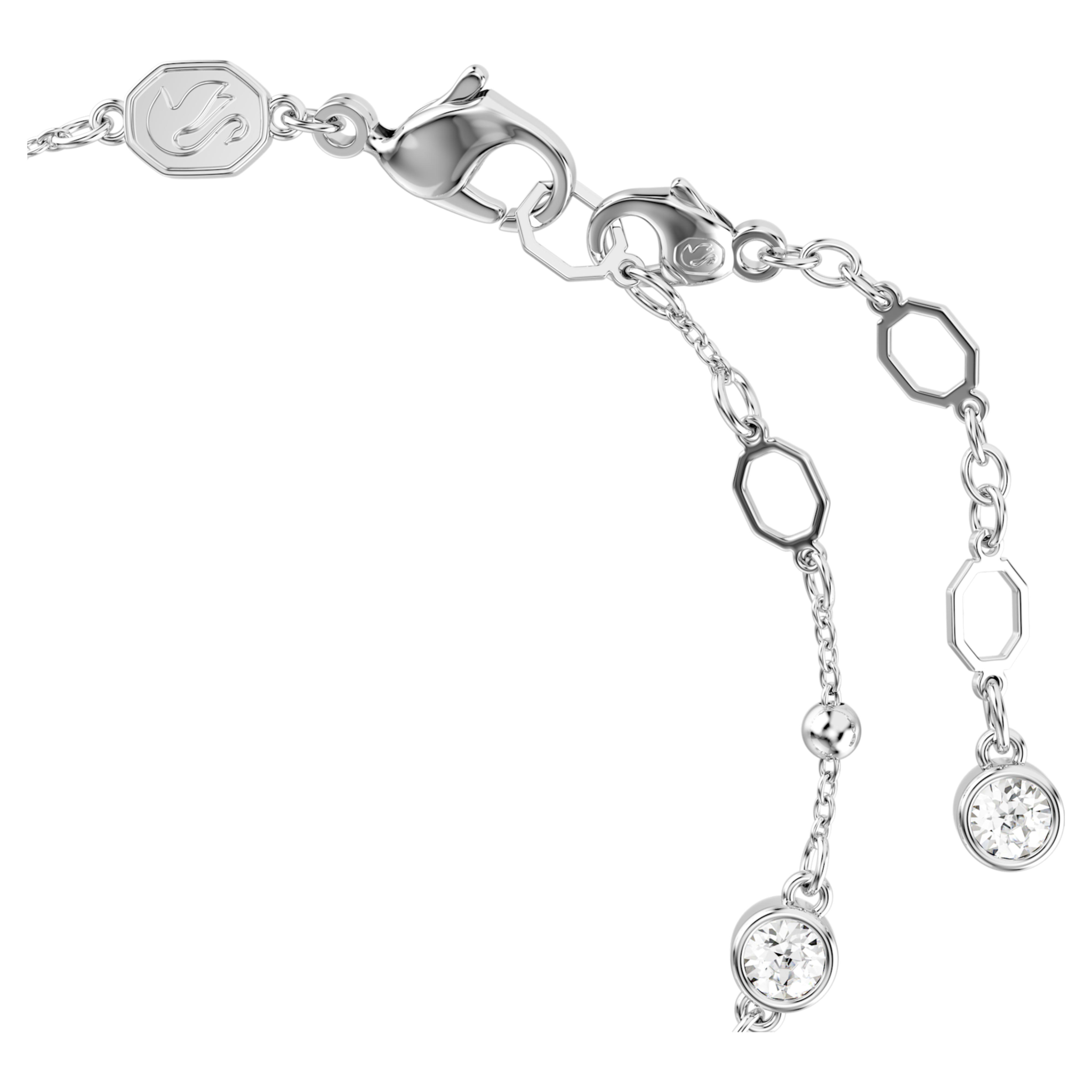 Swarovski Imber armband Ronde slijpvorm Zilverkleurig/Wit 5696079