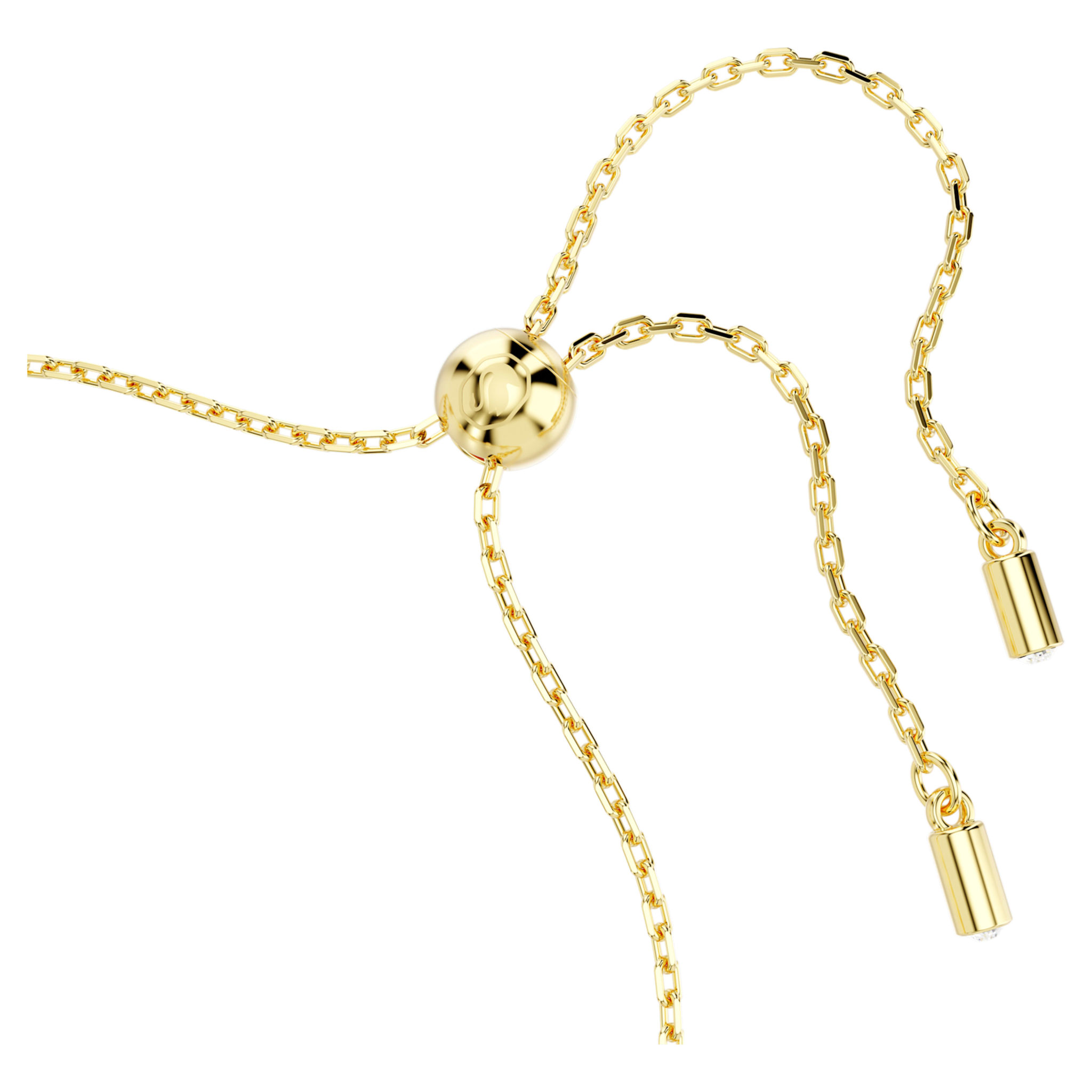 Swarovski Symbolica armband Klaver, boze oog en hoefijzer Goudkleurig/Wit 5692162