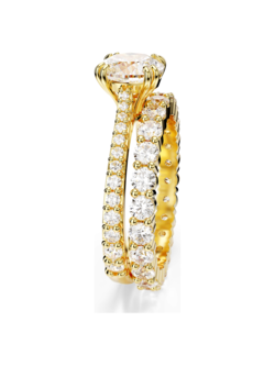 Swarovski Stilla ring Goudkleurig/Wit