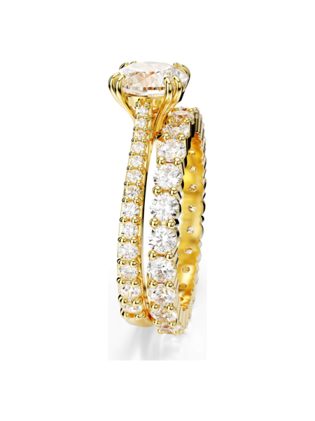 Swarovski Stilla ring Goudkleurig/Wit