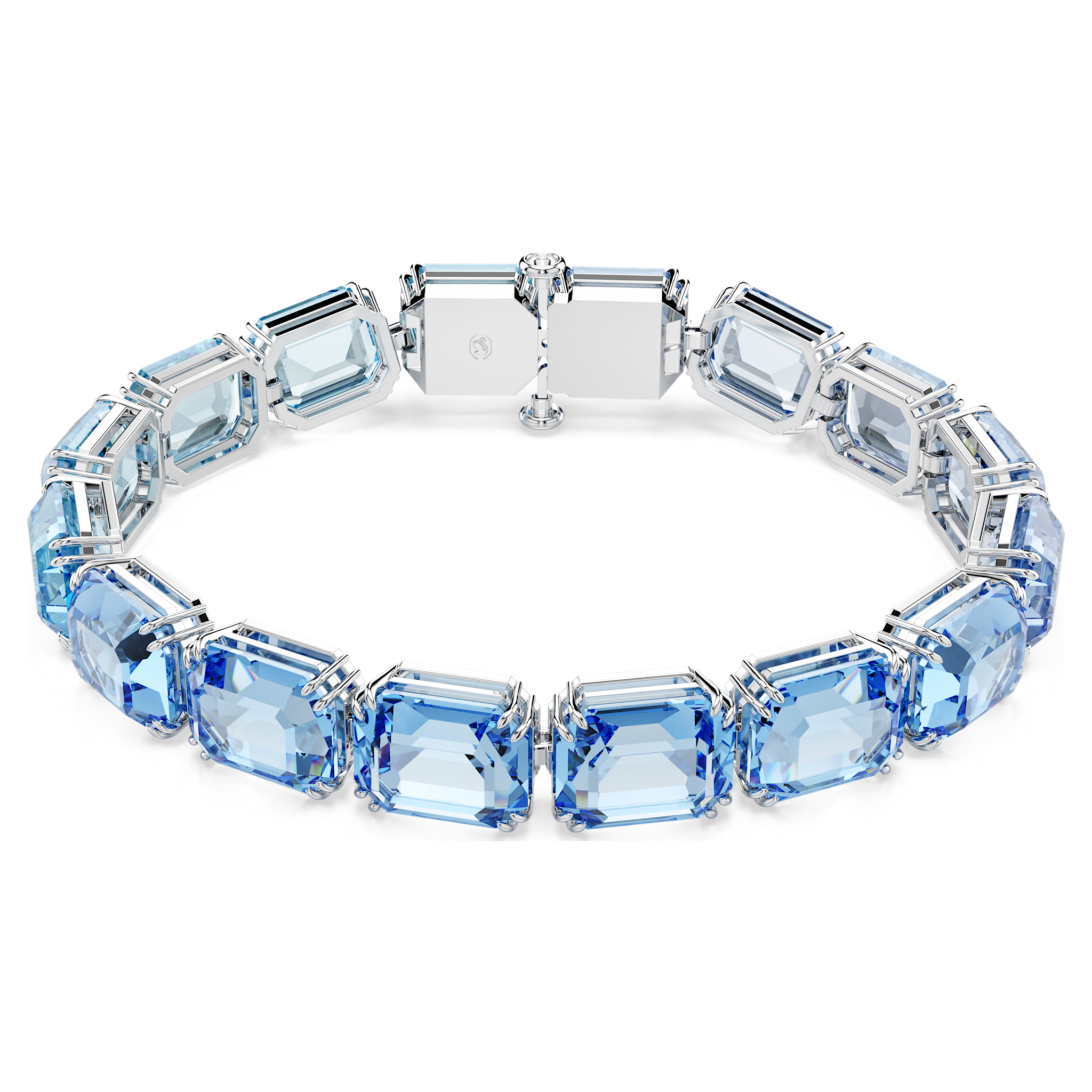 Swarovski Millenia armband Octagon Slijpvorm Zilverkleurig/Blauw 5694135