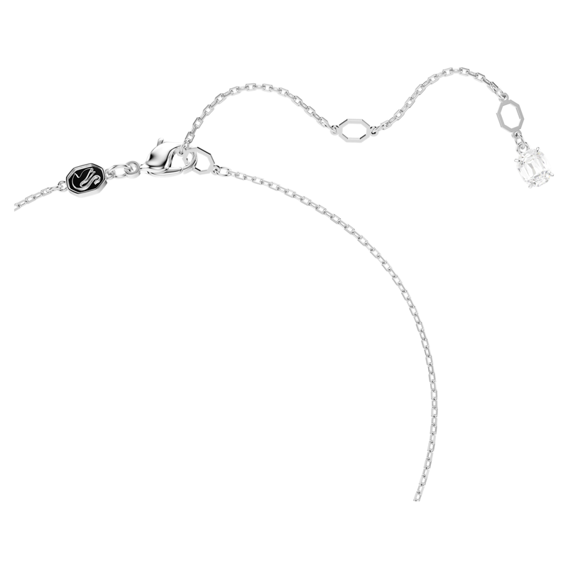 Swarovski Hyperbola ketting met hanger Verschillende slijpvormen Zilverkleurig/Wit 5696626