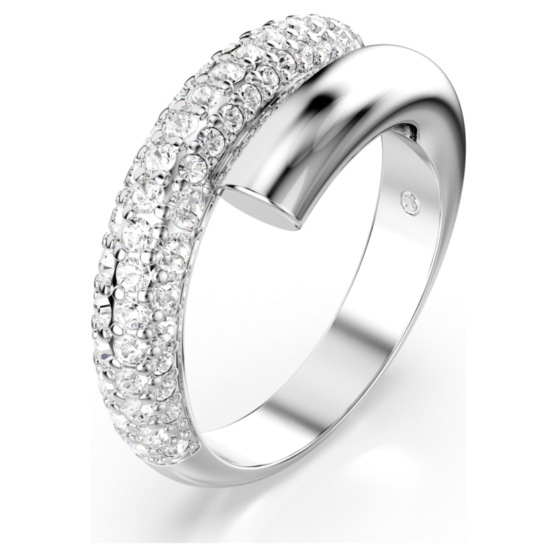 Swarovski Dextera ring Pave gezet Zilverkleurig/Wit