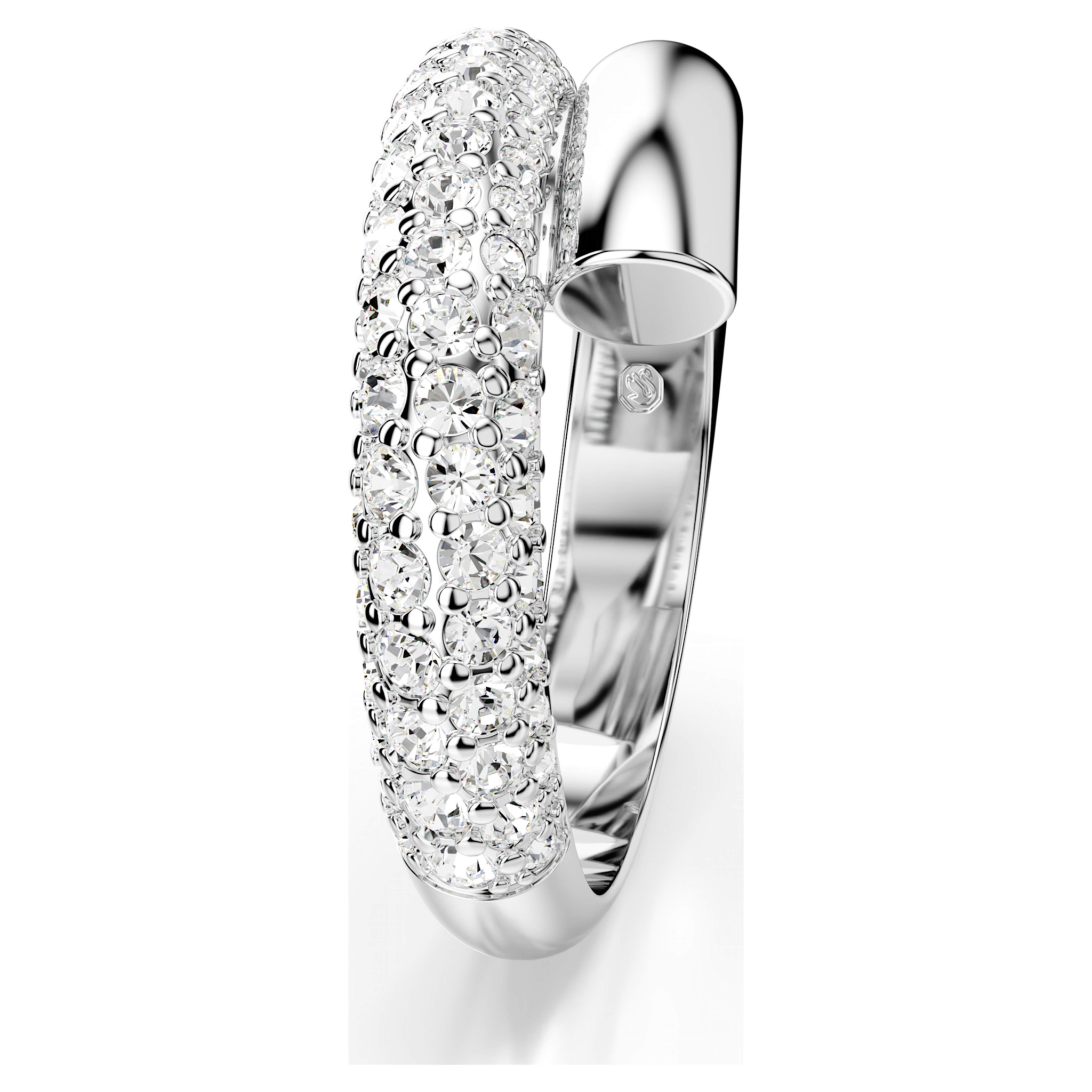 Swarovski Dextera ring Pave gezet Zilverkleurig/Wit