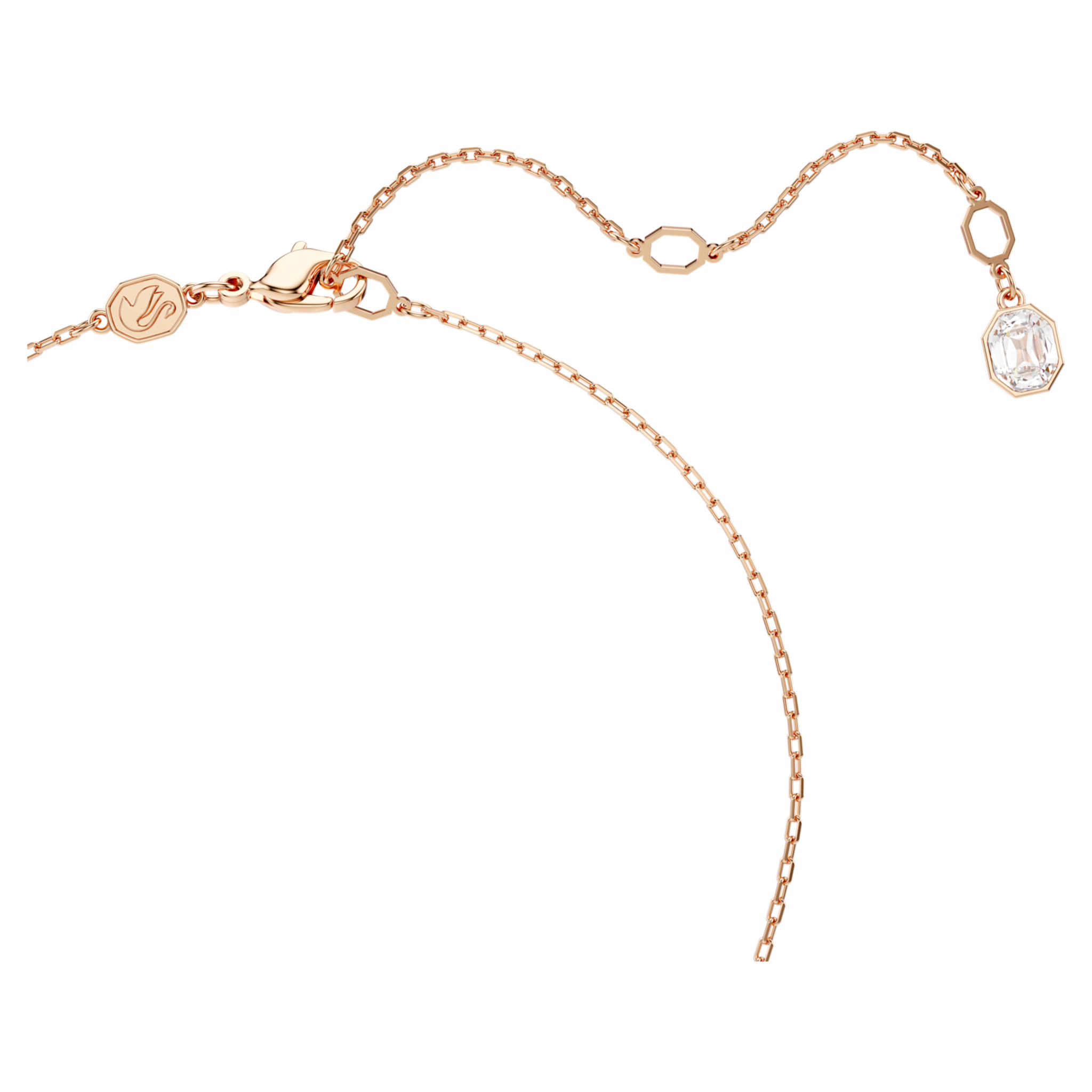 Swarovski Constella ketting met hanger Ronde slijpvorm Rosékleurig/Wit 5692266