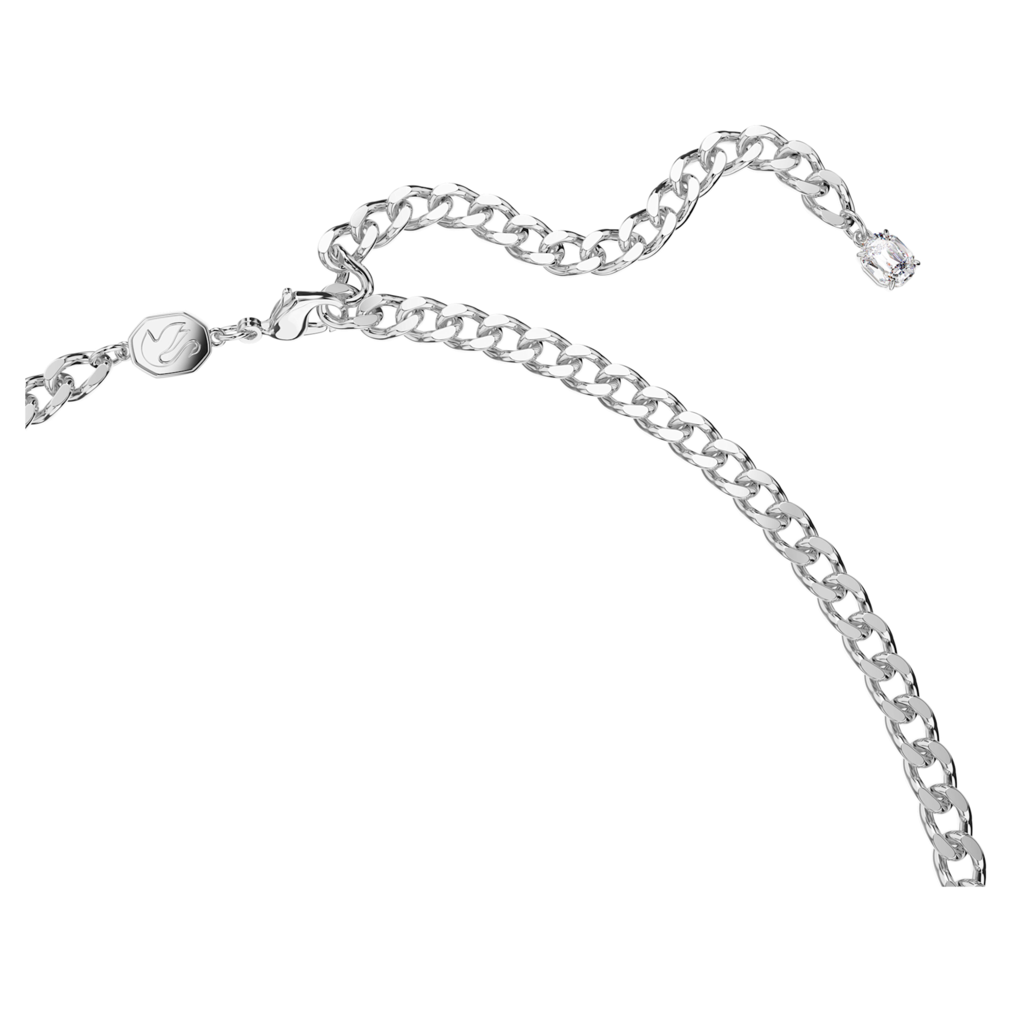 Swarovski Dextera ketting met hanger Dangling Zilverkleurig/Wit 5671183
