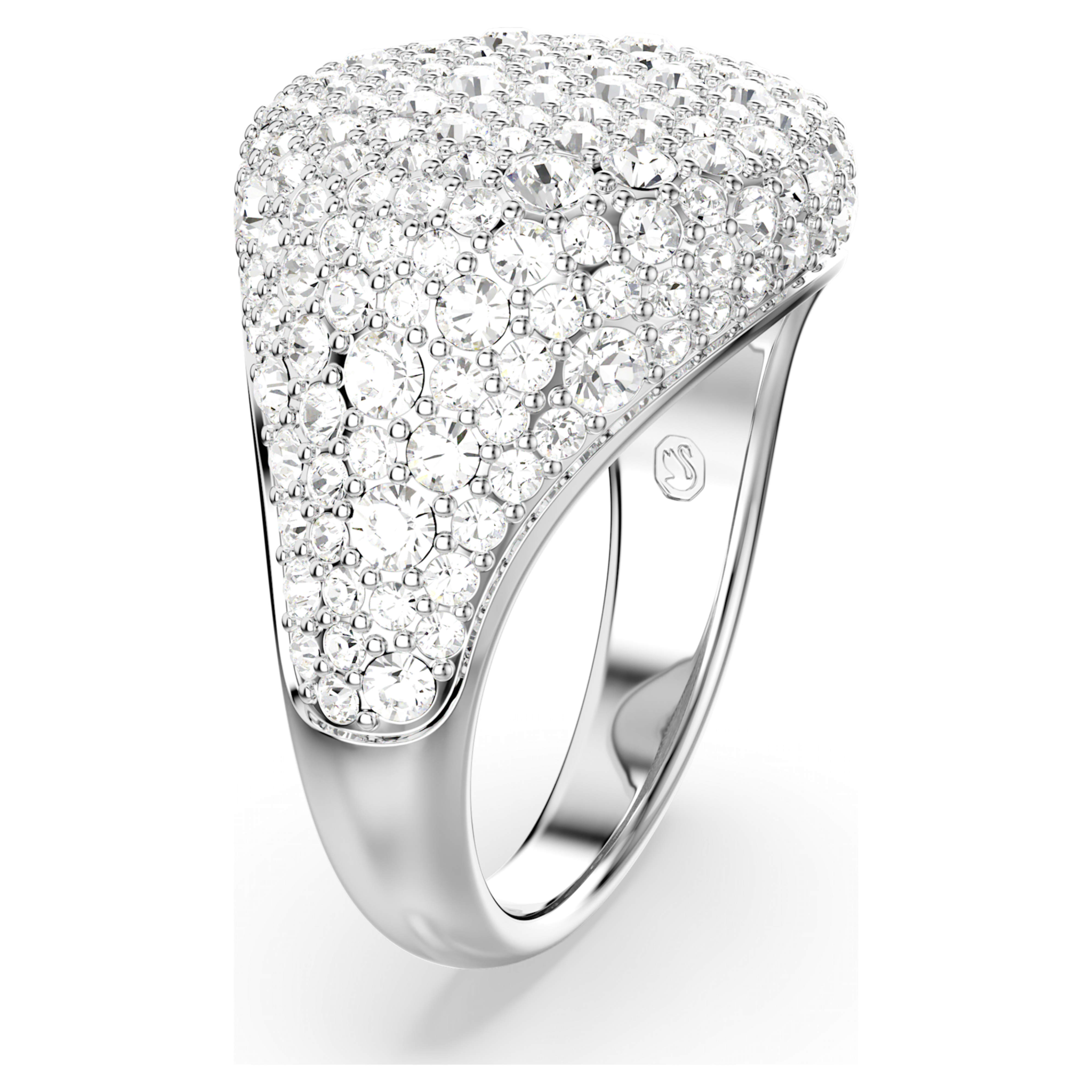Swarovski Meteora ring Cocktailring Zilverkleurig/Wit