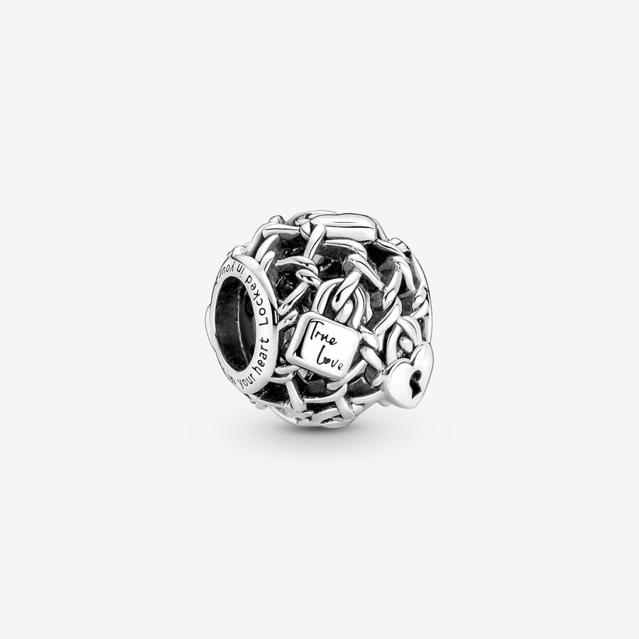 Pandora Opengewerkte Schakel Hangslot Bedel 790071C00