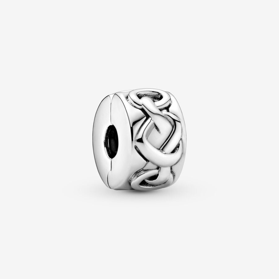 Pandora Knotted Hearts Clip Bedel 798035