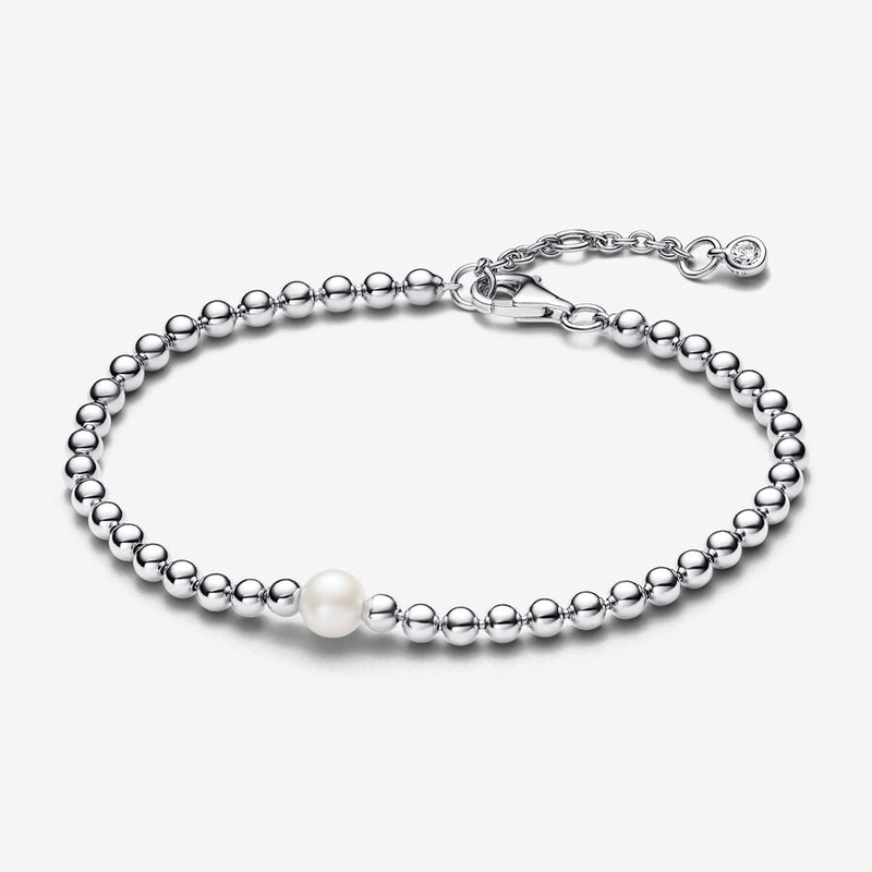 Pandora Behandelde Gecultiveerde Zoetwaterparel en Kralen Armband 593173C01